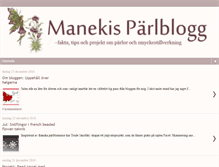 Tablet Screenshot of manekisparlblogg.blogspot.com