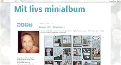 Desktop Screenshot of mitlivsminialbum.blogspot.com
