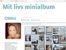 Tablet Screenshot of mitlivsminialbum.blogspot.com