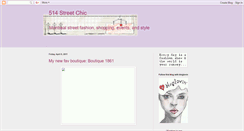 Desktop Screenshot of 514streetchic.blogspot.com