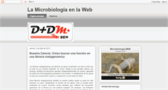 Desktop Screenshot of microbiologiaweb.blogspot.com
