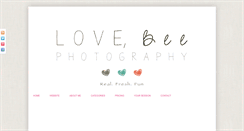 Desktop Screenshot of lovebeephotography.blogspot.com