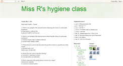 Desktop Screenshot of missrhygiene.blogspot.com