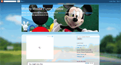 Desktop Screenshot of mickeymousevideo.blogspot.com