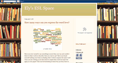 Desktop Screenshot of elyseslspace.blogspot.com