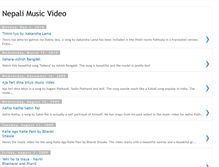 Tablet Screenshot of nepali-music-videos.blogspot.com