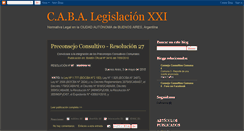 Desktop Screenshot of cabalegislacion.blogspot.com