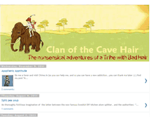 Tablet Screenshot of clanofthecavehair.blogspot.com