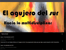 Tablet Screenshot of elagujerodelsur.blogspot.com