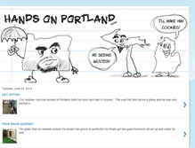 Tablet Screenshot of handsonportland.blogspot.com