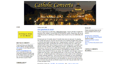 Desktop Screenshot of catholic-converts.blogspot.com