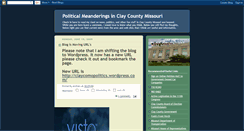 Desktop Screenshot of claycountypolitics.blogspot.com
