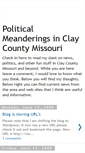 Mobile Screenshot of claycountypolitics.blogspot.com