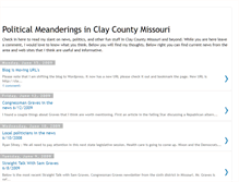 Tablet Screenshot of claycountypolitics.blogspot.com
