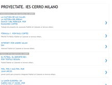 Tablet Screenshot of elproyectodelmilano.blogspot.com