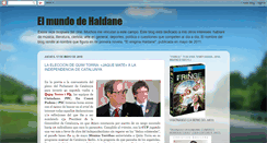 Desktop Screenshot of elmundohaldane.blogspot.com