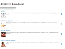 Tablet Screenshot of dilara-kocak.blogspot.com