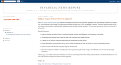 Desktop Screenshot of financialnewsreport.blogspot.com