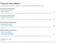 Tablet Screenshot of financialnewsreport.blogspot.com