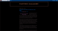 Desktop Screenshot of dono-tattoo-gallery.blogspot.com