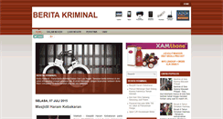 Desktop Screenshot of beritakriminalitas.blogspot.com