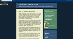 Desktop Screenshot of crfourthgrade.blogspot.com