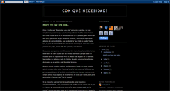 Desktop Screenshot of conqnecesidad.blogspot.com