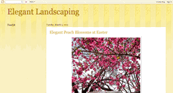 Desktop Screenshot of elegantlandscaping.blogspot.com