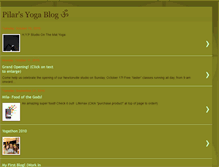 Tablet Screenshot of pilaryoga.blogspot.com