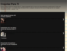 Tablet Screenshot of crayolazparati.blogspot.com