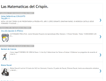 Tablet Screenshot of lasmatematicasdelcrispin.blogspot.com