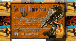 Desktop Screenshot of nomadancefest.blogspot.com