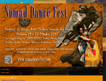 Tablet Screenshot of nomadancefest.blogspot.com