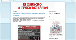Desktop Screenshot of derechosatenerderechos.blogspot.com