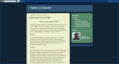 Desktop Screenshot of followacolumnist.blogspot.com