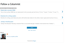 Tablet Screenshot of followacolumnist.blogspot.com