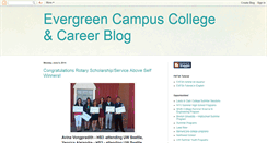 Desktop Screenshot of evergreencampuscollegecareer.blogspot.com