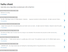 Tablet Screenshot of haikushoot.blogspot.com