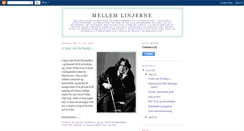 Desktop Screenshot of mellem-linjerne.blogspot.com