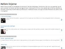 Tablet Screenshot of mellem-linjerne.blogspot.com