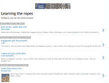 Tablet Screenshot of learningtherope.blogspot.com