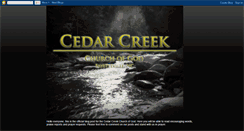 Desktop Screenshot of cedarcreekcog.blogspot.com