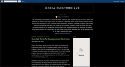 Desktop Screenshot of medea-electronique.blogspot.com