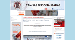 Desktop Screenshot of camisaspersonalizadas.blogspot.com