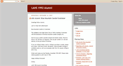 Desktop Screenshot of lahs1992alumni.blogspot.com