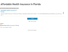 Tablet Screenshot of affordablehealthinsuranceinflorida.blogspot.com