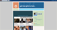 Desktop Screenshot of getrealgirlstofuck.blogspot.com