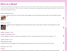 Tablet Screenshot of momtoabeast.blogspot.com