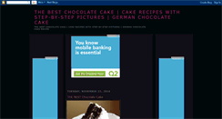 Desktop Screenshot of chocolatecakerecipepics.blogspot.com