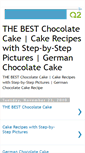 Mobile Screenshot of chocolatecakerecipepics.blogspot.com